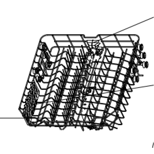 Upper Basket Assembly Everdure Dishwasher-Dishwasher Part-Eurotech NZ